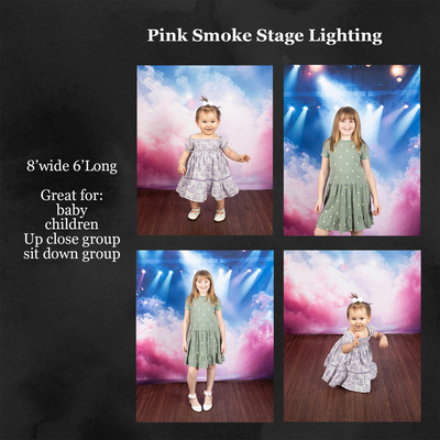 pink smoke stage lighting