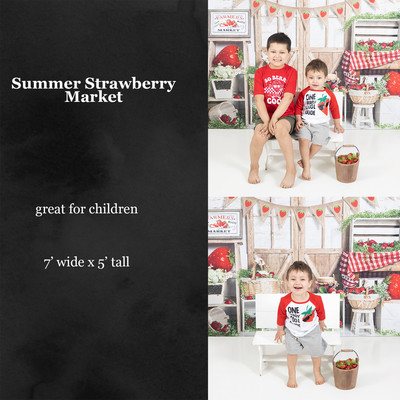 summer strawberry market