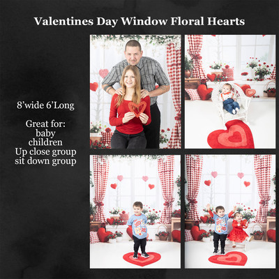 valentines day window floral